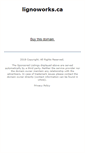 Mobile Screenshot of members.lignoworks.ca